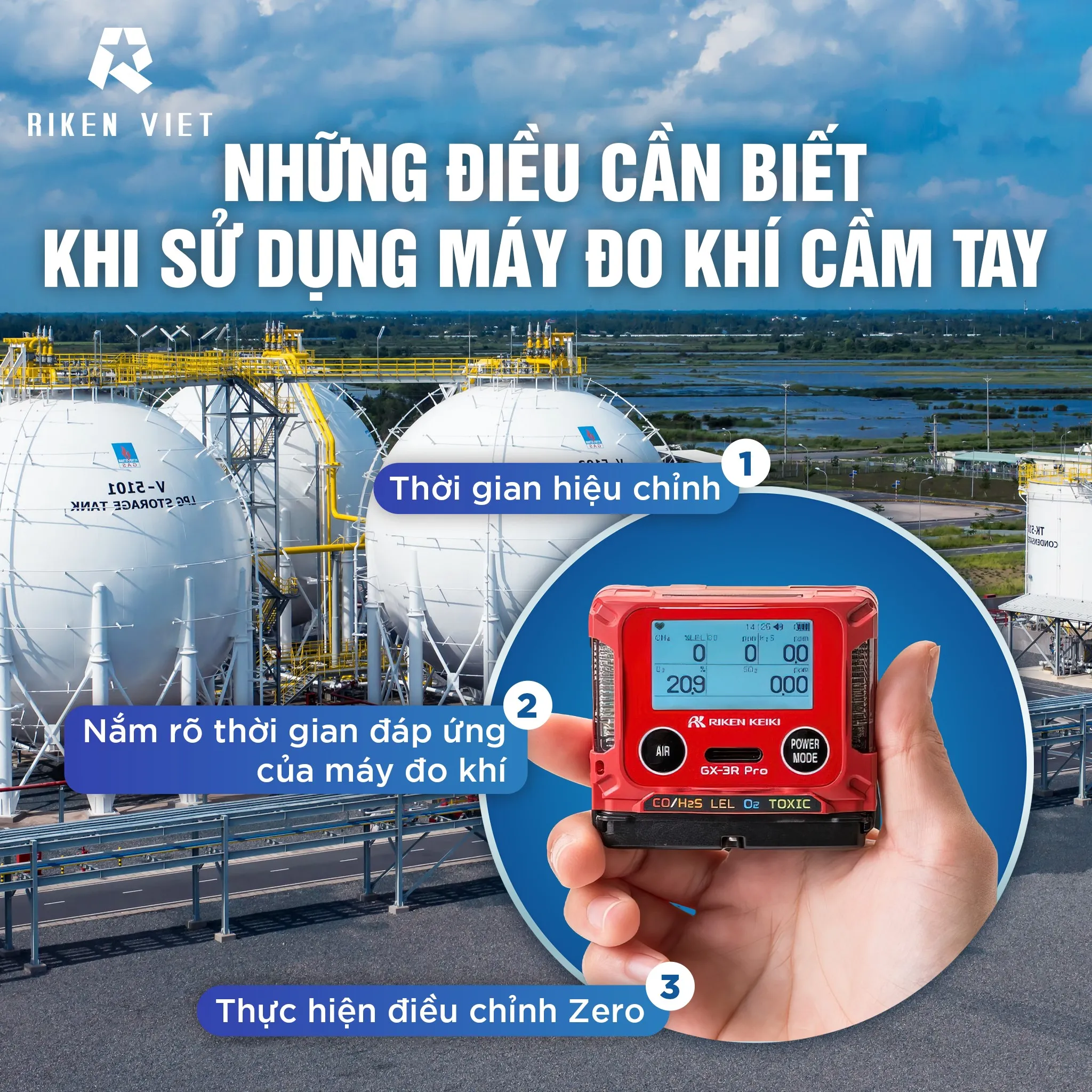 Nắm vững cách sử dụng máy đo khí sẽ giúp bạn sử dụng thiết bị hiệu quả hơn