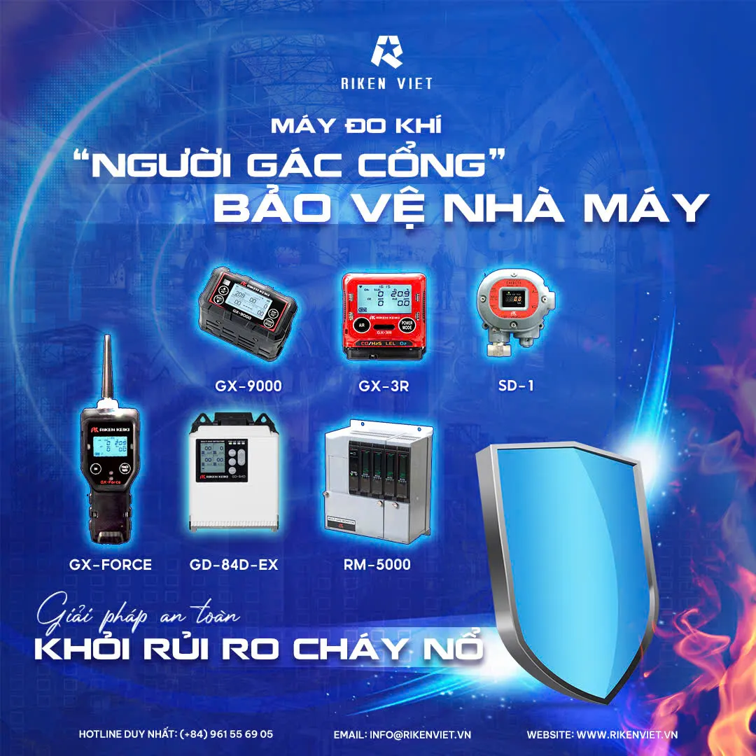 Máy đo khí giúp bảo đảm an toàn và tối ưu vận hành công nghiệp