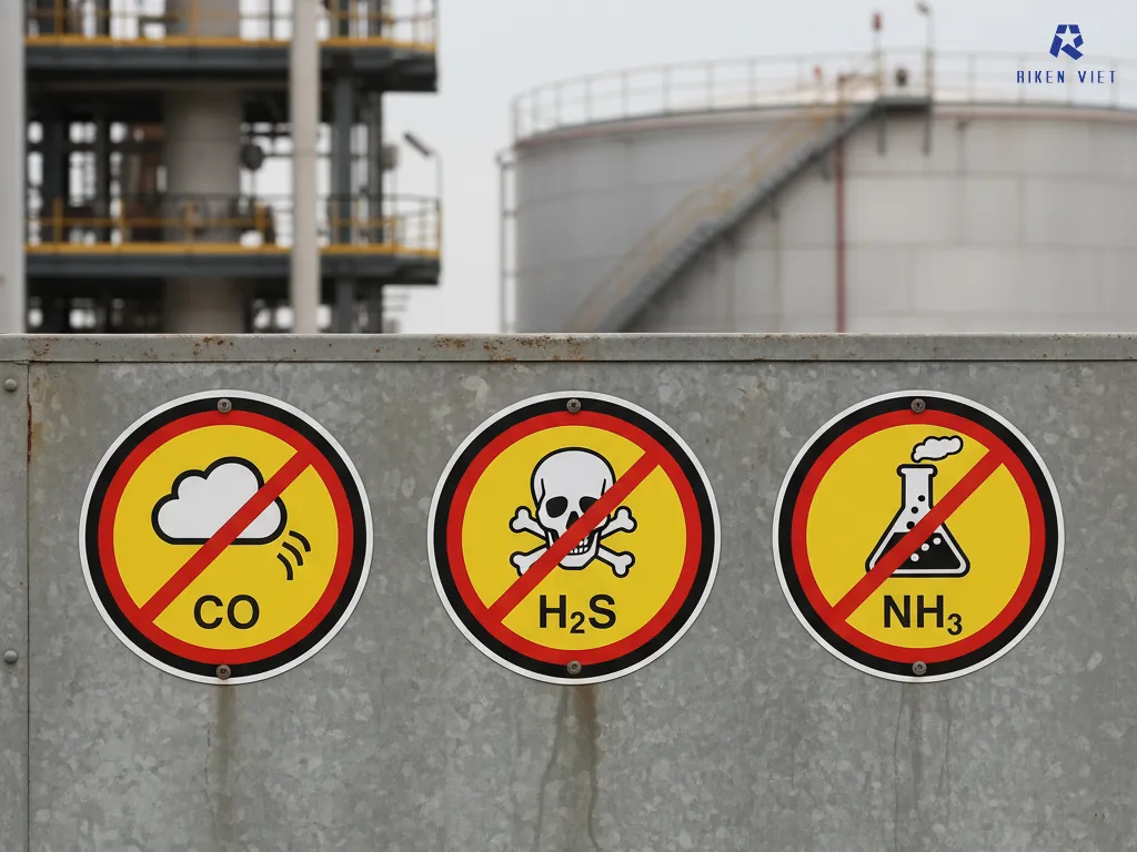CO, H₂S hoặc NH₃ luôn được nhận diện chính xác thông qua cảm biến điện hóa hiện đại