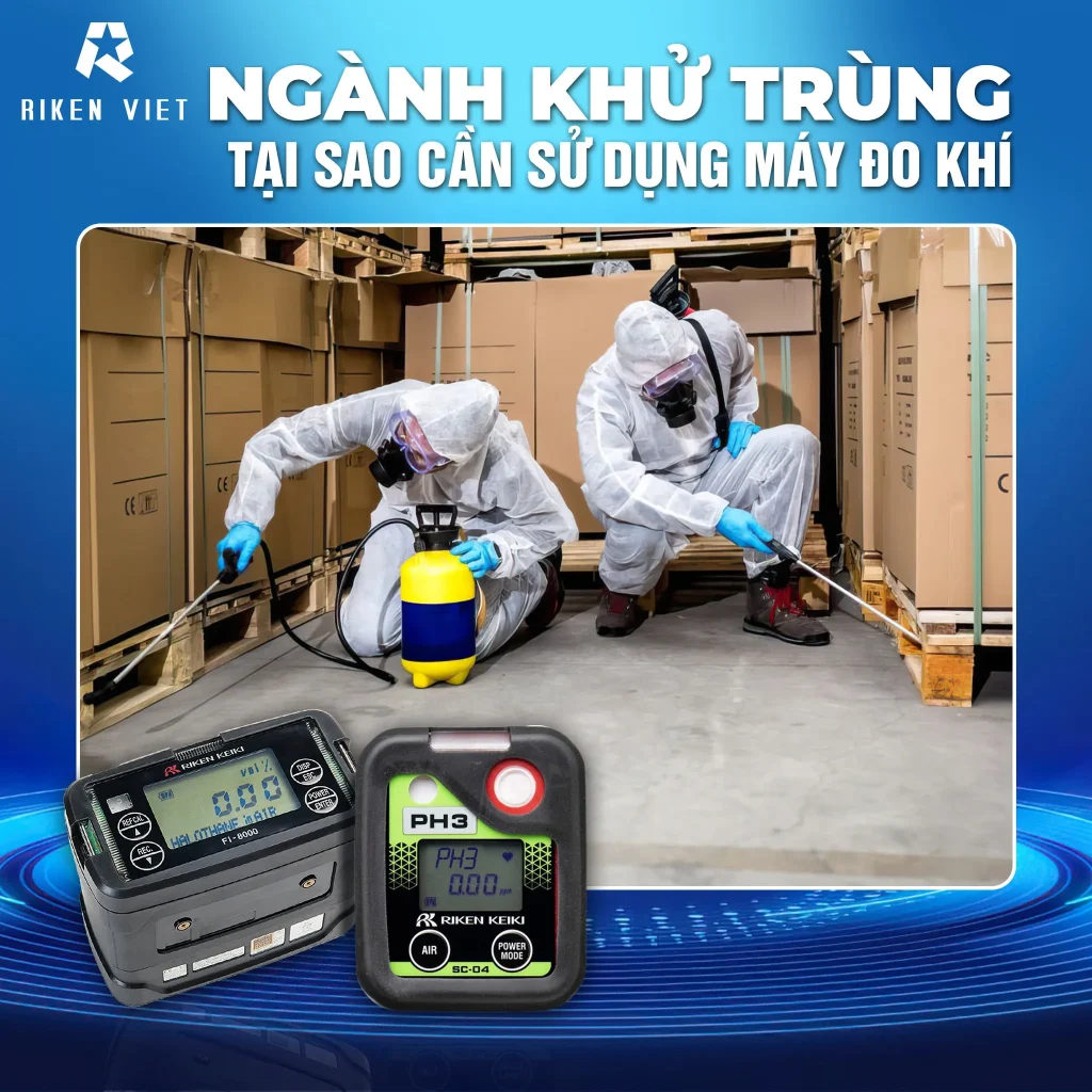 Máy đo khí cho ngành khử trùng
