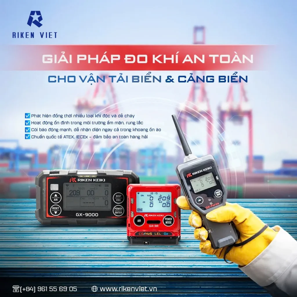 Máy đo khí cho tàu biển