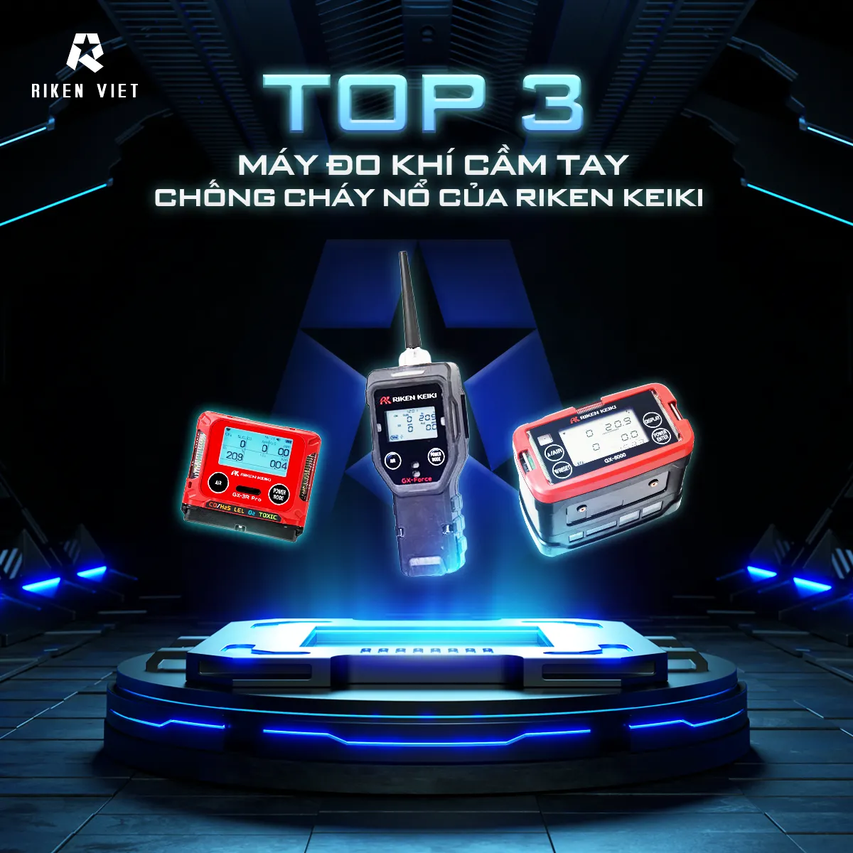 RIKEN VIỆT - chuyên cung cấp các thiết bị máy đo khí cầm tay chất lượng