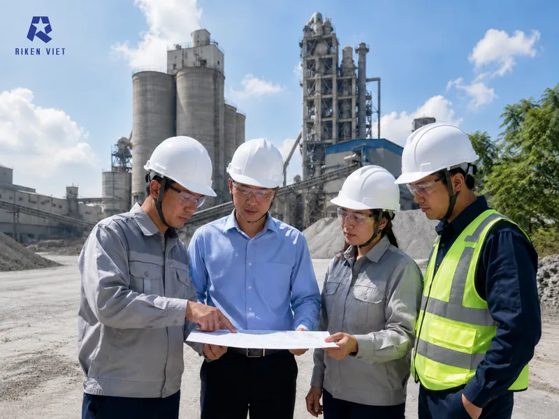 Khảo sát hiện trường và xác định đúng khu vực có nguy cơ bụi nóng, khí độc hoặc phát thải giúp nhà máy xi măng lựa chọn giải pháp đo khí phù hợp ngay từ đầu. Khảo sát hiện trường và xác định đúng khu vực có nguy cơ bụi nóng, khí độc hoặc phát thải giúp nhà máy xi măng lựa chọn giải pháp đo khí phù hợp ngay từ đầu.