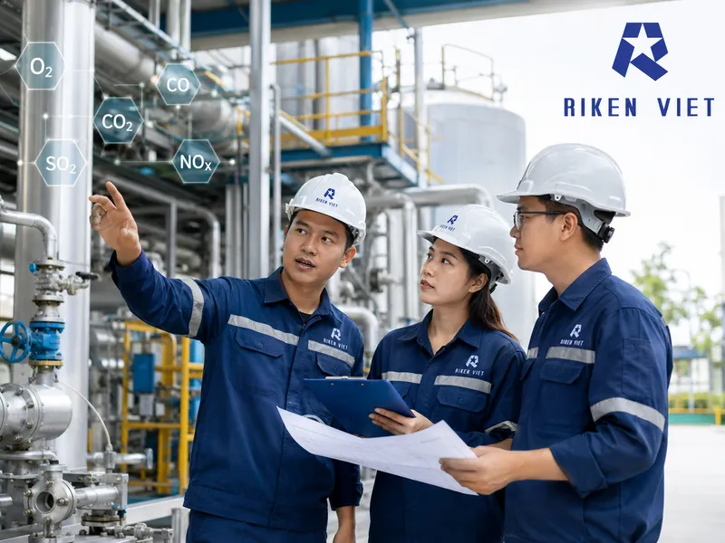 Việc theo dõi các chỉ số O2, CO, CO2, SO2 và NOx cần được thực hiện theo đúng đặc thù từng khu vực sản xuất và nguồn phát sinh khí. Việc theo dõi các chỉ số O2, CO, CO2, SO2 và NOx cần được thực hiện theo đúng đặc thù từng khu vực sản xuất và nguồn phát sinh khí.