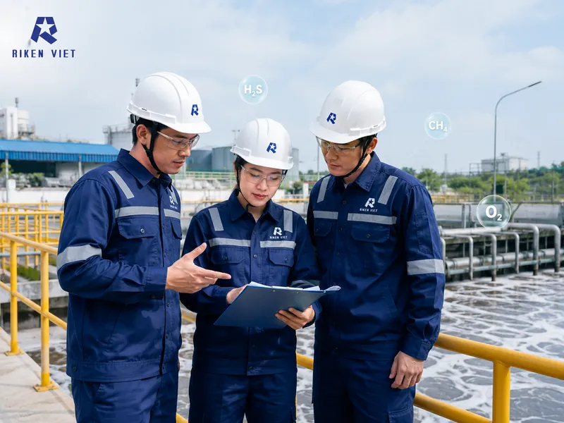 Kỹ sư cần xác định đúng các khu vực có nguy cơ phát sinh H₂S, CH₄ và thiếu oxy để xây dựng phương án giám sát khí an toàn cho trạm xử lý nước thải. Kỹ sư cần xác định đúng các khu vực có nguy cơ phát sinh H₂S, CH₄ và thiếu oxy để xây dựng phương án giám sát khí an toàn cho trạm xử lý nước thải.