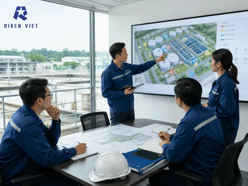 Tích hợp dữ liệu đo khí vào quy trình vận hành giúp đội HSE theo dõi rủi ro, phản ứng kịp thời và duy trì độ ổn định cho hệ thống xử lý nước thải. Tích hợp dữ liệu đo khí vào quy trình vận hành giúp đội HSE theo dõi rủi ro, phản ứng kịp thời và duy trì độ ổn định cho hệ thống xử lý nước thải.