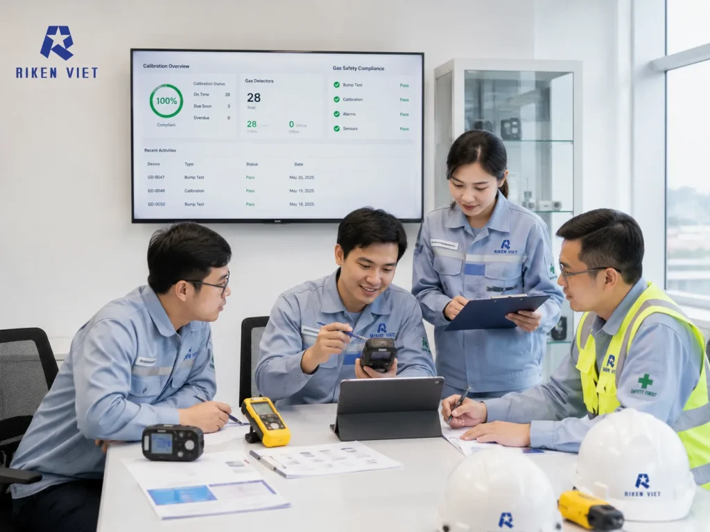 Dấu hiệu cần kiểm tra độ chính xác máy đo khí Dấu hiệu cần kiểm tra độ chính xác máy đo khí