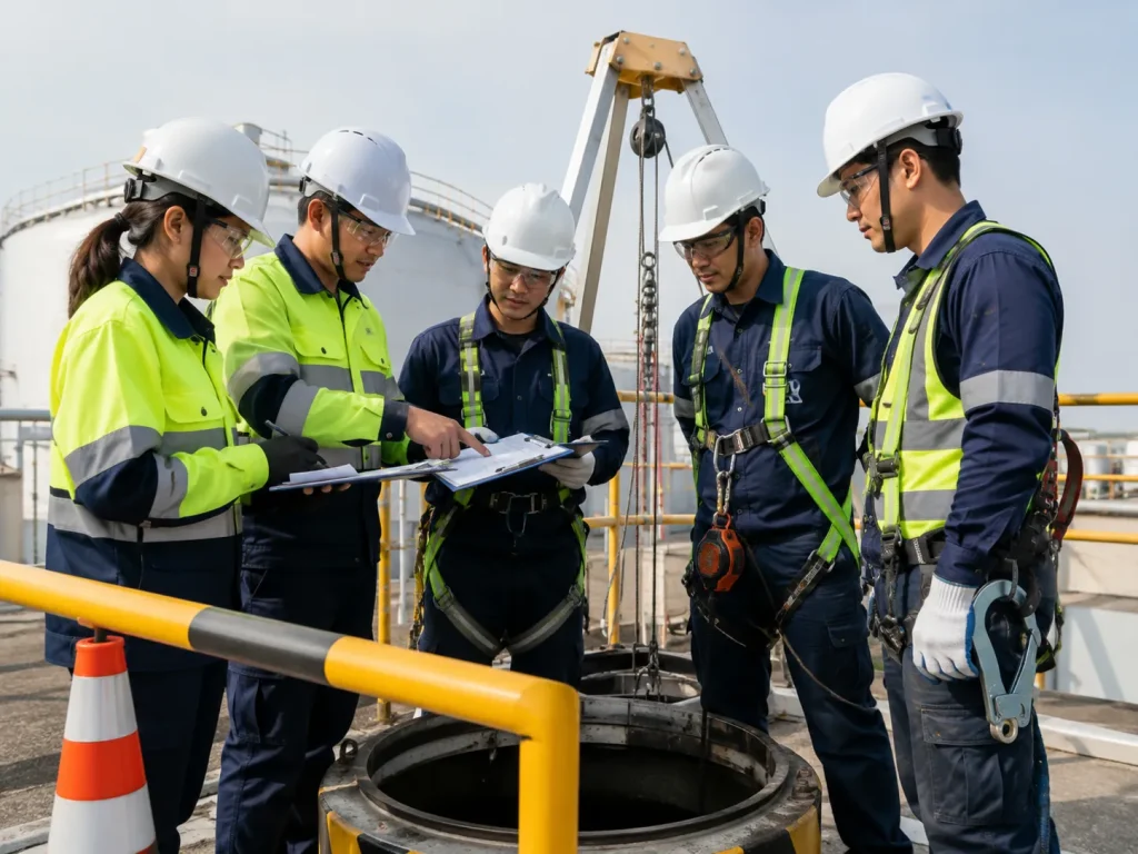 Tiêu Chuẩn An Toàn Trước Khi Vào Confined Space