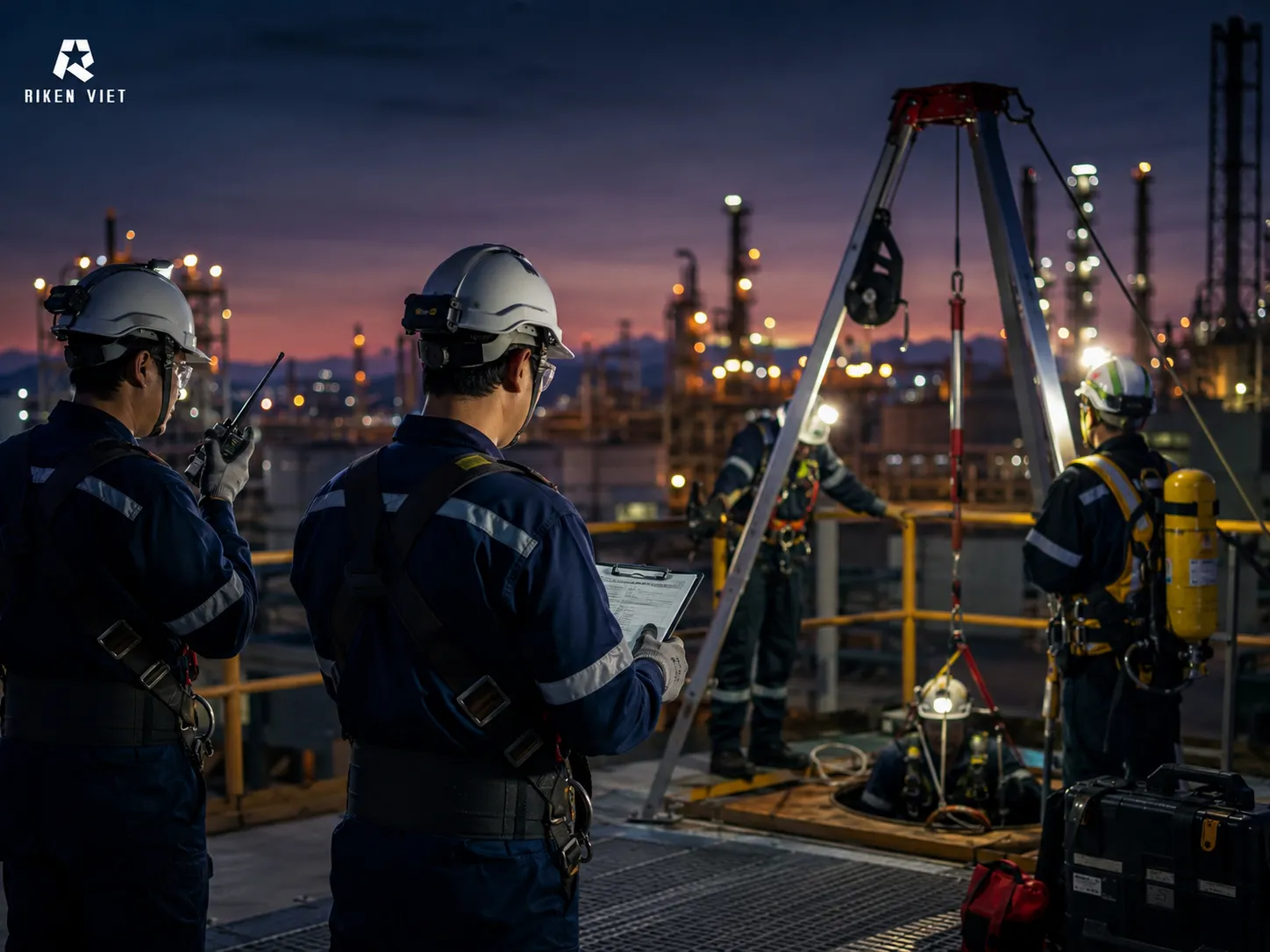 Tiêu chuẩn an toàn trước khi vào confined space theo QCVN 34:2018 Tiêu chuẩn an toàn trước khi vào confined space theo QCVN 34:2018