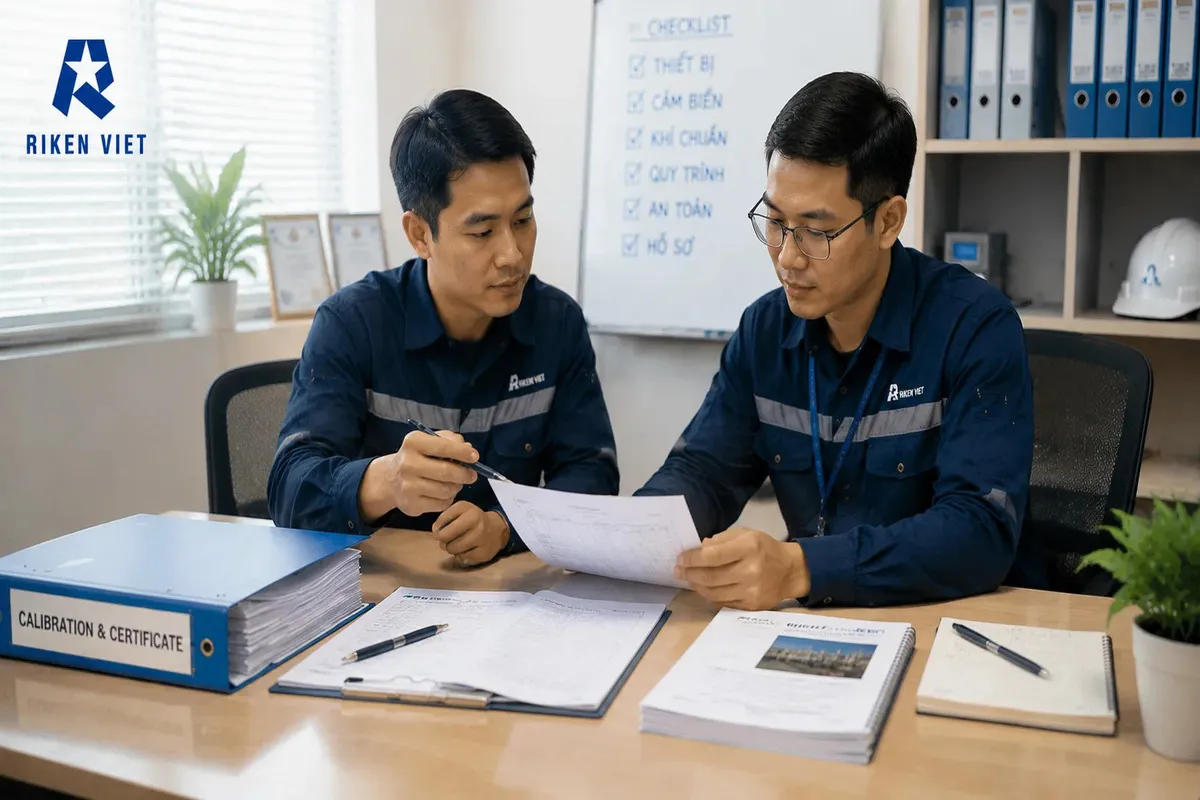 Rà soát hồ sơ kiểm định, bảo đảm thiết bị đáp ứng đầy đủ yêu cầu an toàn. Rà soát hồ sơ kiểm định, bảo đảm thiết bị đáp ứng đầy đủ yêu cầu an toàn.