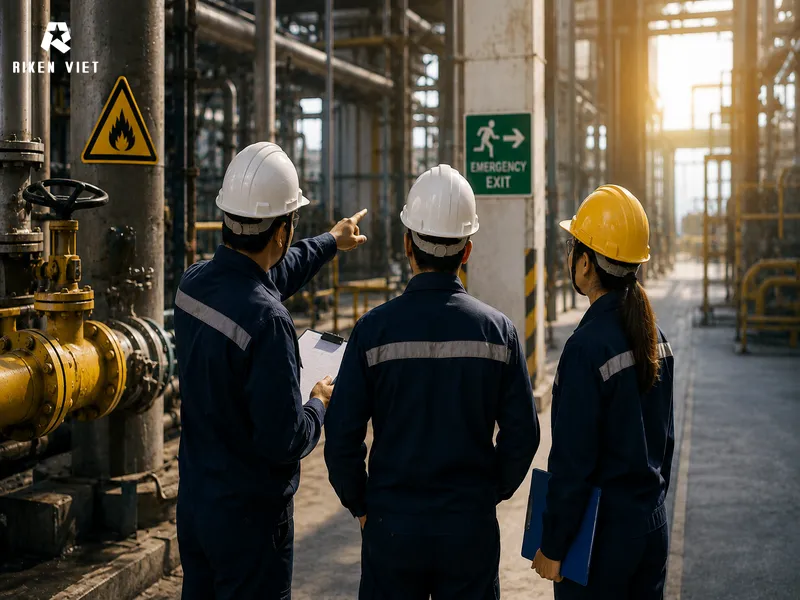 Kiểm tra, khoanh vùng và phối hợp đúng quy trình giúp bộ phận HSE kiểm soát rủi ro trước khi sự cố lan rộng.