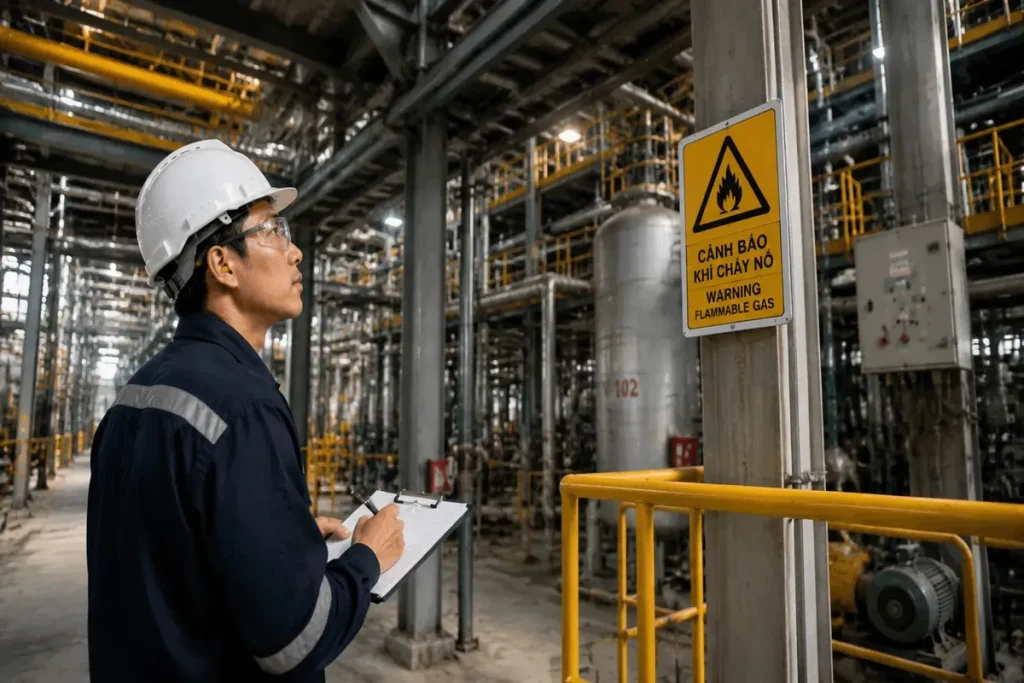 Giải Pháp Cảnh Báo Khí Cháy Nổ Cho Nhà Máy