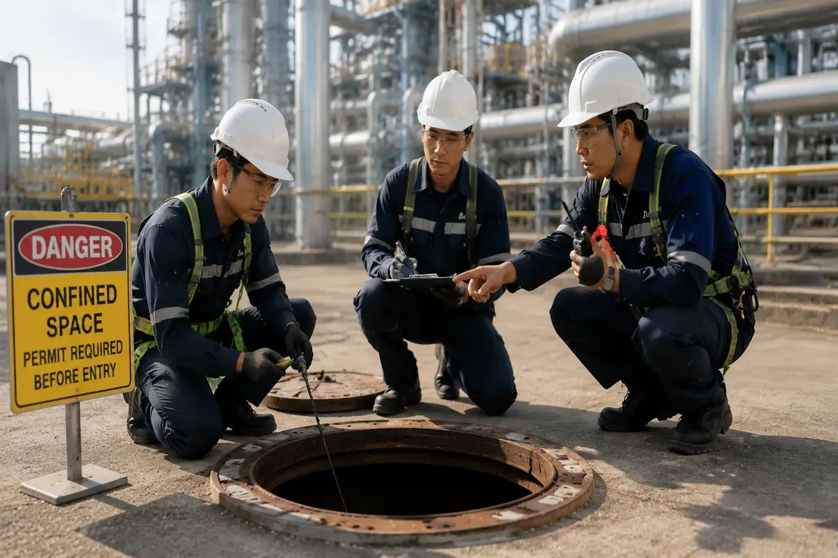Giải Pháp Đo Khí Trong Không Gian Kín An Toàn