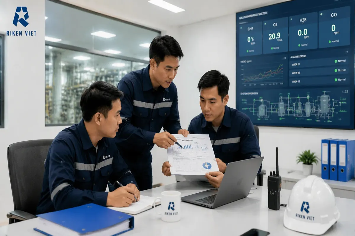 Giải Pháp Phát Hiện Rò Rỉ Khí Cho Nhà Máy Chủ Động Giải Pháp Phát Hiện Rò Rỉ Khí Cho Nhà Máy Chủ Động