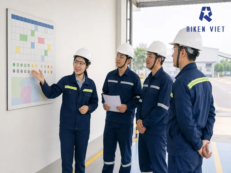 Kế hoạch vận hành, kiểm tra và bảo trì cần được thống nhất giữa HSE, sản xuất và bộ phận kỹ thuật.