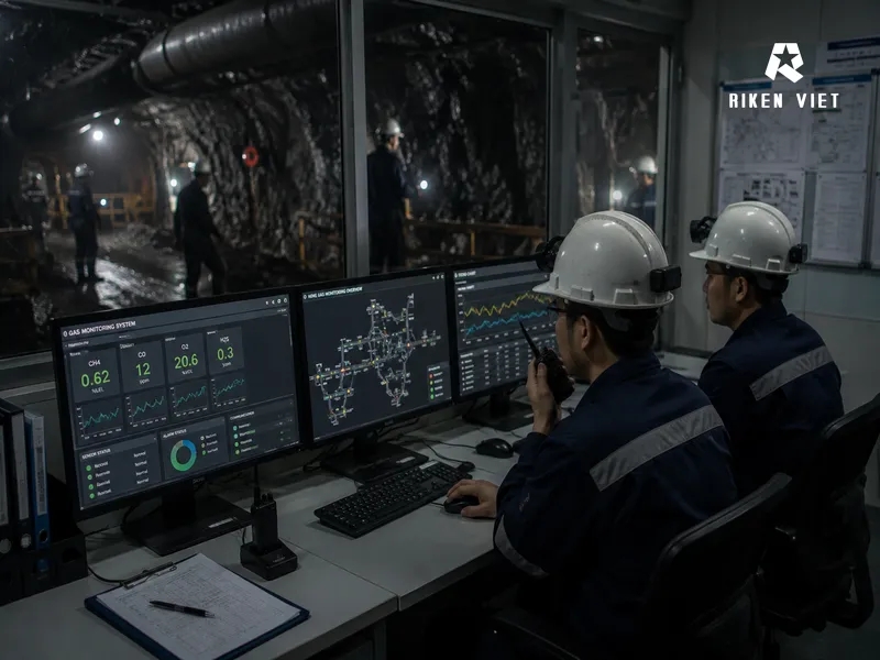 Giám sát tập trung giúp đội vận hành theo dõi biến động khí liên tục và chủ động phản ứng khi xuất hiện bất thường.
