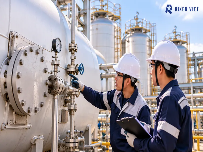 Đọc đúng nhãn bình khí nén để kiểm tra thông số và bảo đảm an toàn vận hành Đọc đúng nhãn bình khí nén để kiểm tra thông số và bảo đảm an toàn vận hành