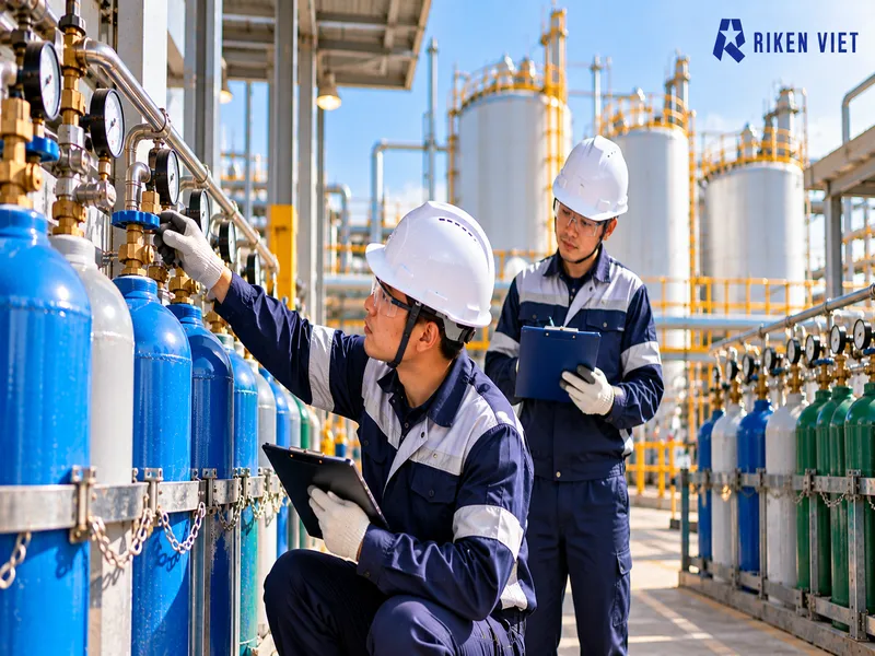 Tiêu chí chọn bình chứa khí áp suất cao dựa trên cấu tạo, vật liệu và kiểm định an toàn Tiêu chí chọn bình chứa khí áp suất cao dựa trên cấu tạo, vật liệu và kiểm định an toàn