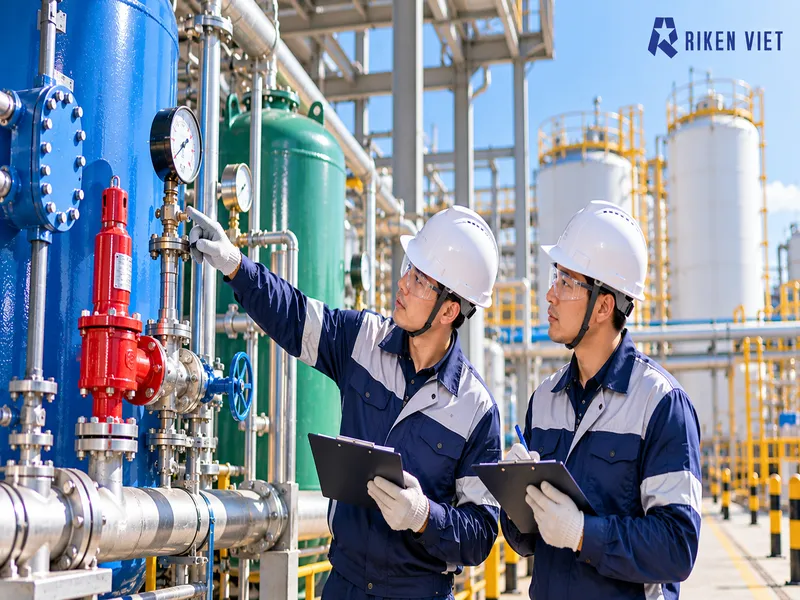 Bình chứa khí công nghiệp giúp lưu trữ khí an toàn, ổn định áp suất và kiểm soát rủi ro vận hành Bình chứa khí công nghiệp giúp lưu trữ khí an toàn, ổn định áp suất và kiểm soát rủi ro vận hành