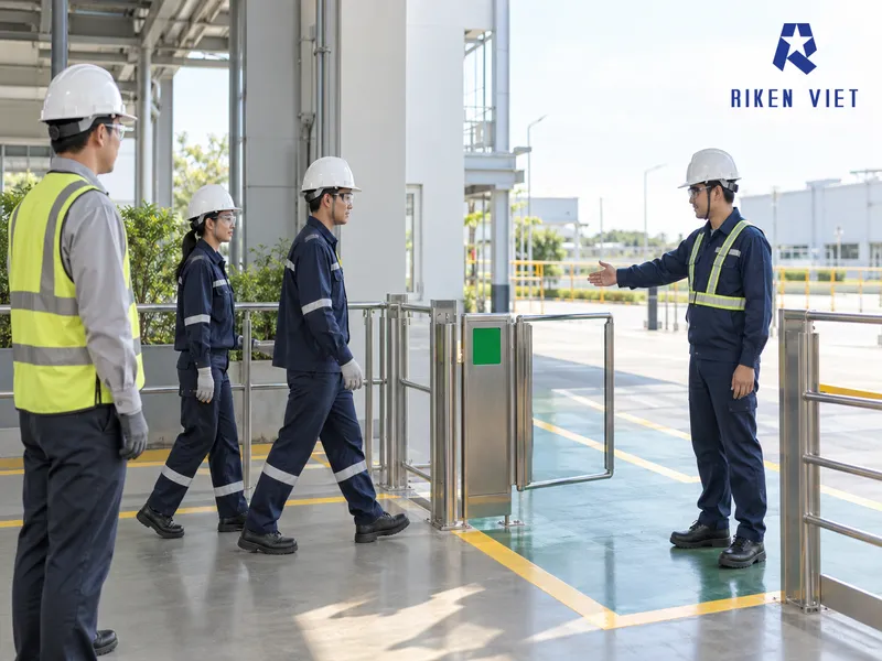 Chỉ cho phép nhân sự trở lại khu vực làm việc sau khi kết quả được đánh giá và biện pháp kiểm soát đã được xác nhận. Chỉ cho phép nhân sự trở lại khu vực làm việc sau khi kết quả được đánh giá và biện pháp kiểm soát đã được xác nhận.