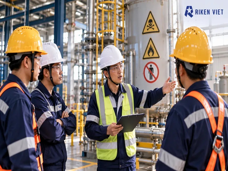 Đo lại khí sau thông gió và khi điều kiện làm việc thay đổi để bảo đảm an toàn Đo lại khí sau thông gió và khi điều kiện làm việc thay đổi để bảo đảm an toàn
